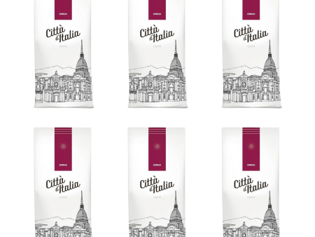 Citta D Italia - Espresso Whole Beans - 1kg (Box of 6) Discount