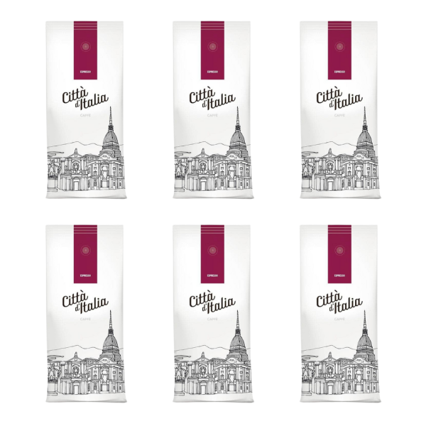 Citta D Italia - Espresso Whole Beans - 1kg (Box of 6) Discount