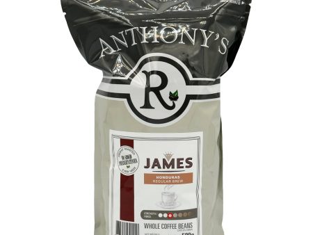 Anthony s James Honduras Whole Beans - 500g For Sale