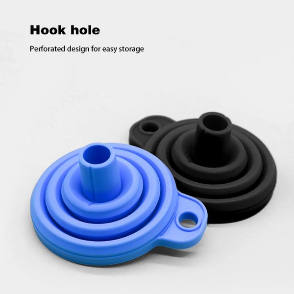 Engine Funnel Car Universal Silicone Liquid Funnel Washer Fluid Change Foldable Portable Auto Engine Oil Petrol Change Funnel Fashion