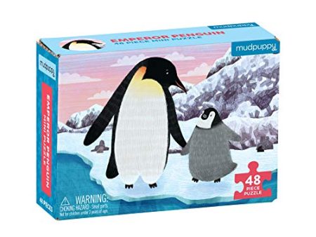 Mudpuppy Emperor Penguin Mini Puzzle, 48 Pieces, 8” x 5.75” – Perfect Family Online