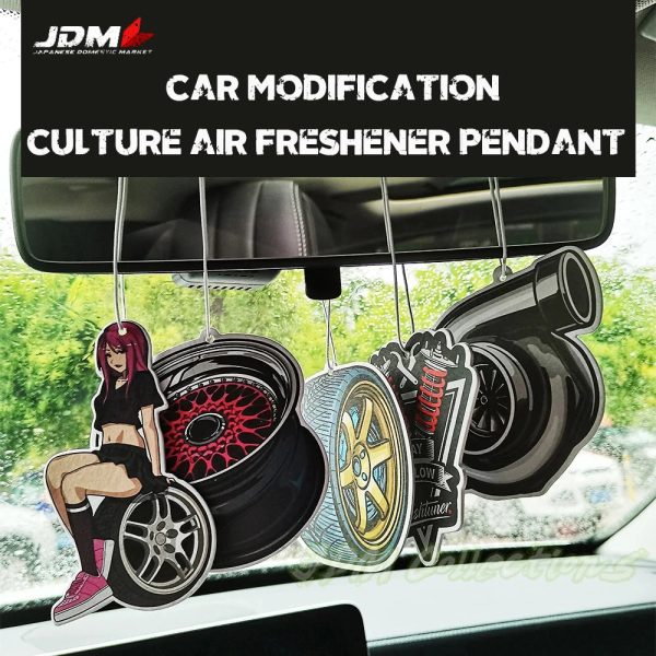 Car Air Freshener Sex Girl Hanging Rearview Mirror Perfume Flavoring Turbo Brake Disc Shock Absorber Solid Paper JDM Accessories Online