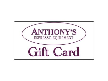 Anthony s Espresso Gift Card Discount