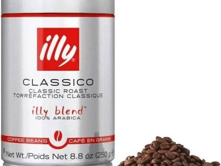 Illy Classico Whole Bean Medium Roast 250g (Case 6 X 250g tins) Online