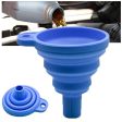 Engine Funnel Car Universal Silicone Liquid Funnel Washer Fluid Change Foldable Portable Auto Engine Oil Petrol Change Funnel Fashion