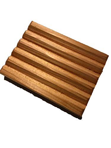 Two Ribbed Cedar Soap Savers For Sale