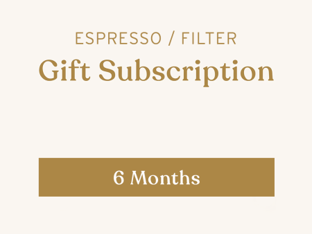 6 Months Espresso Filter Gift Subscription Online Sale