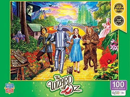 MasterPieces The - The Wizard of Oz Glitter 100Pc Glitter Puzzle, Licensed Online Sale