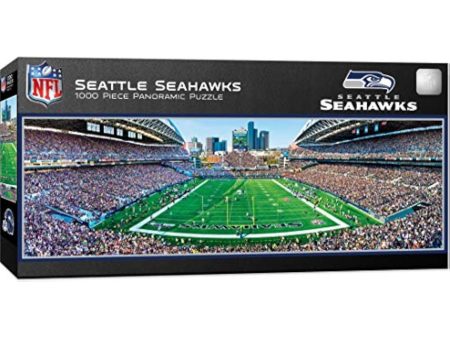 Master Pieces NFL Seattle Seahawks Stadium Panoramic Jigsaw Puzzle, 1000 Pieces Cheap