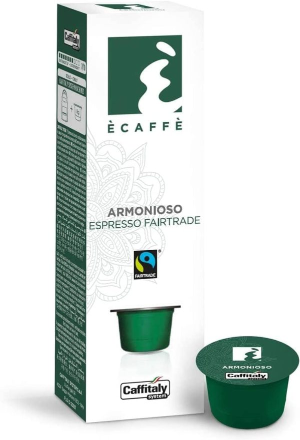 Caffitaly Ecaffe Fairtrade Armonioso, 10 Count (BLCI007) Discount