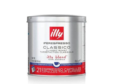 Illy iperEspresso Capsules LUNGO Roast - 21 Capsules Online