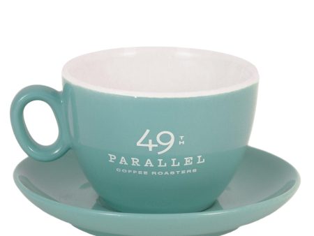 12 oz Large Latte Cup & Saucer Cheap