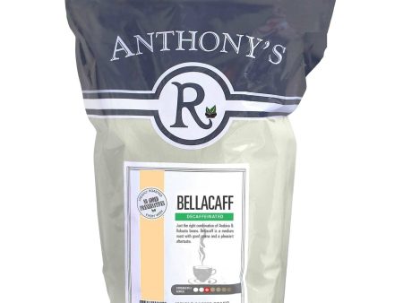 Anthony s Bellacaff Decaffeinated Whole Beans - 1kg Supply