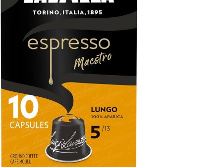 Lavazza Espresso Maestro Lungo Light Roast Coffee Capsules - 10 Pods [Nespresso Original Compatible Capsules] Online now